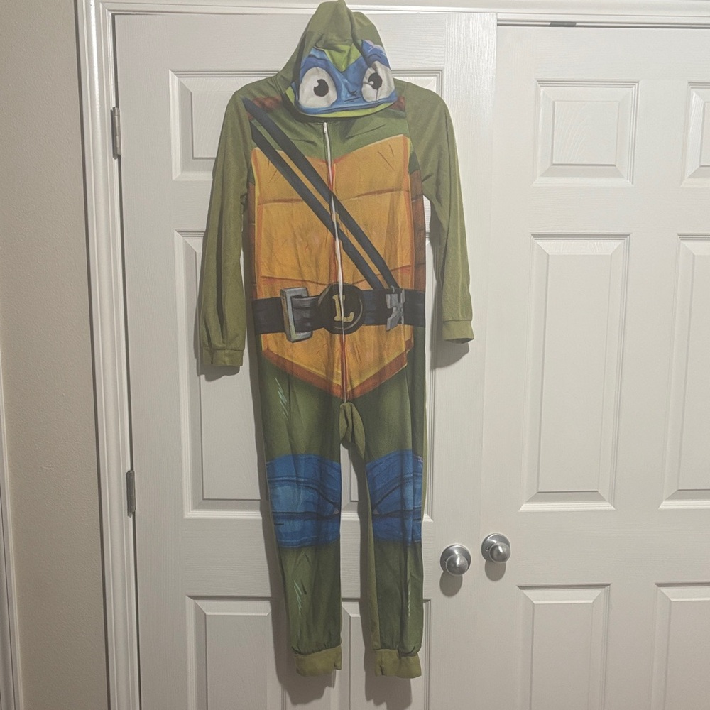 Kids TMNT Leonardo Hooded Onesie